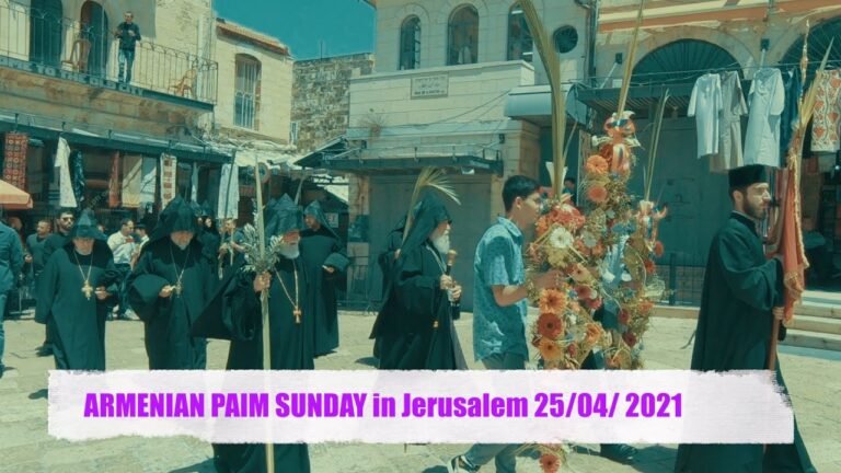 ARMENIAN PAlM SUNDAY in Jerusalem 25/04 2021