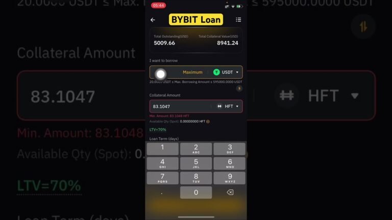 How to get Crypto Loan from  Bybit